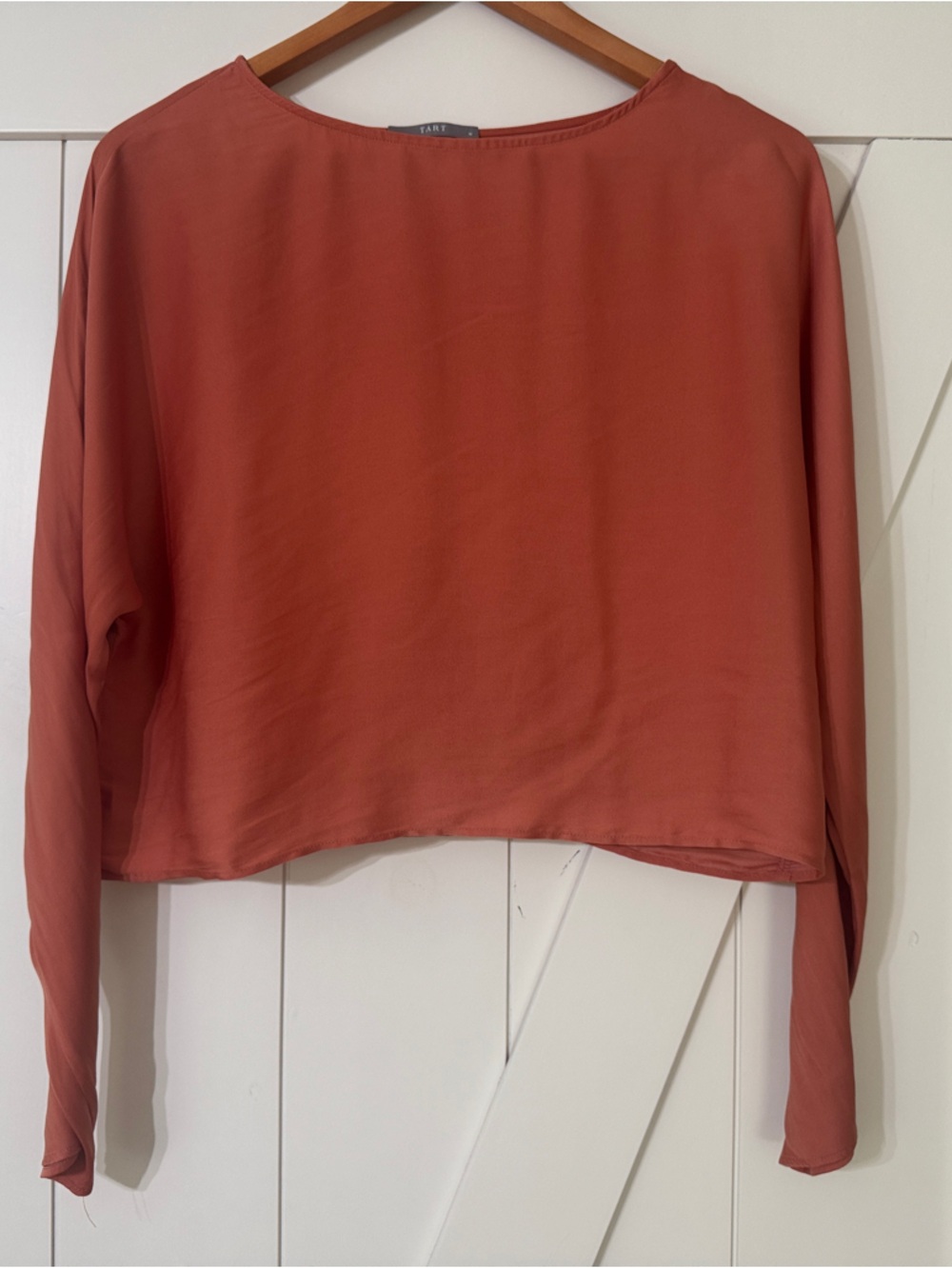 Tart Long-Sleeve Top in Terracotta